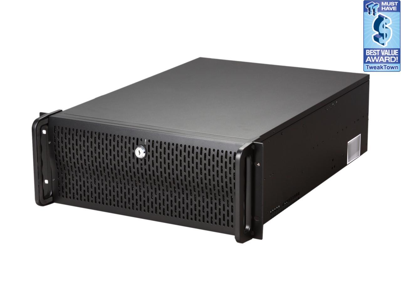 Rosewill RSV-L4000 - 4U Rackmount Server Case / Chassis - 8 Internal Bays, 7 Cooling Fans Included
