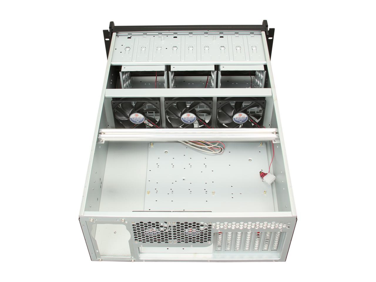 Rosewill RSV-L4500 - Server Case or Chassis, 4U Rackmount - 15 x Internal Bays, 8 x Cooling Fans Included