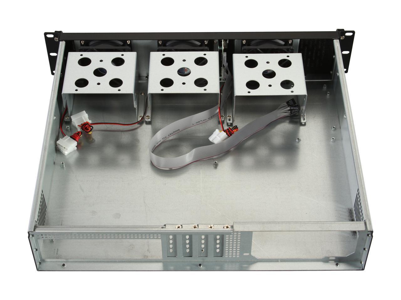 Rosewill RSV-Z2600 - 2U Rackmount Server Case / Chassis - 4 x 3.5" Internal HDD Bays, 3 Included 80mm Cooling Fans