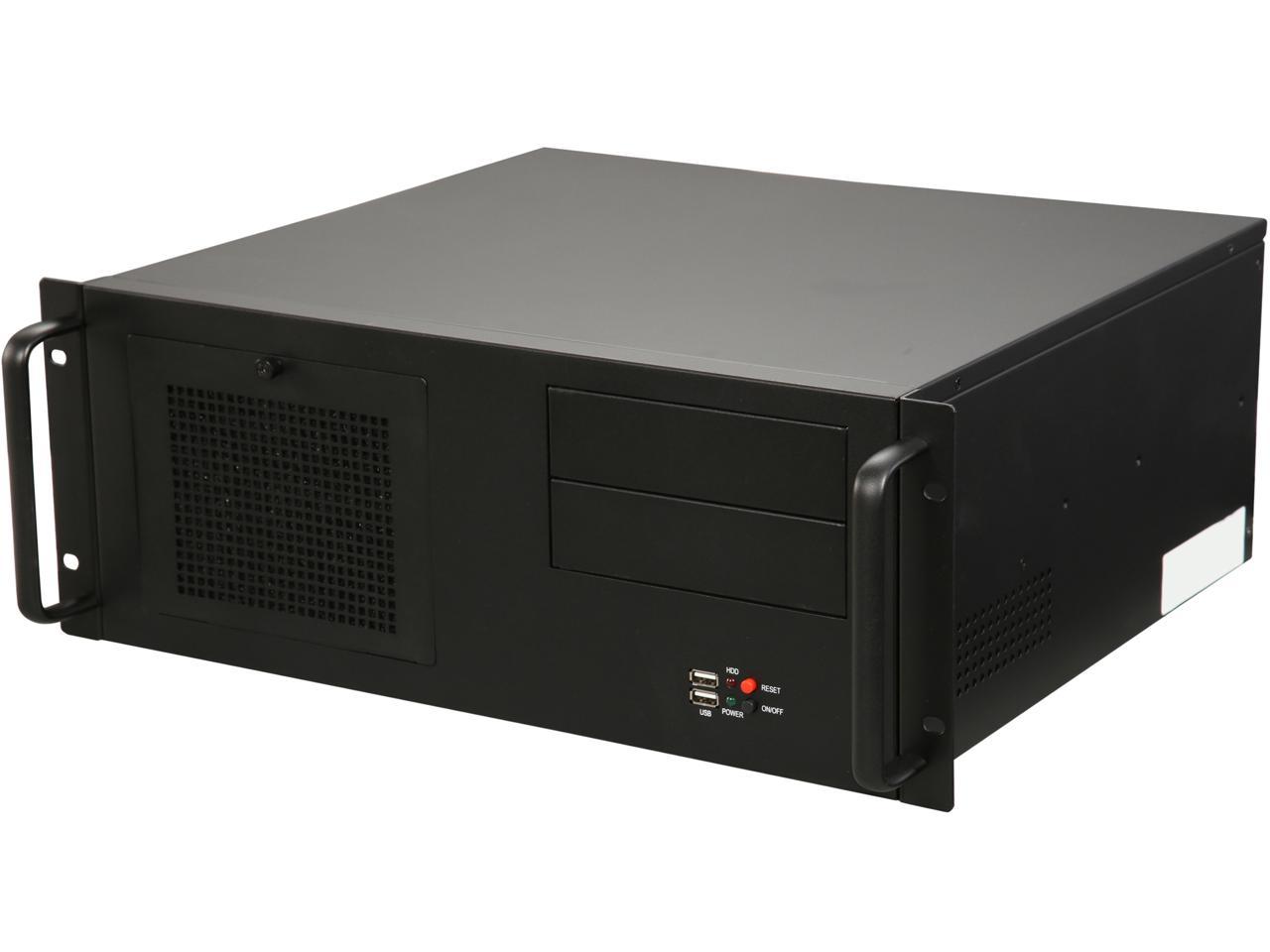 Rosewill RSV-R4100 - 4U Rackmount Server Case / Chassis - 8 Internal Bays, 2 Included Cooling Fans