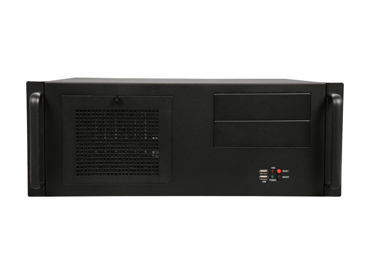 Rosewill RSV-R4100 - 4U Rackmount Server Case / Chassis - 8 Internal Bays, 2 Included Cooling Fans