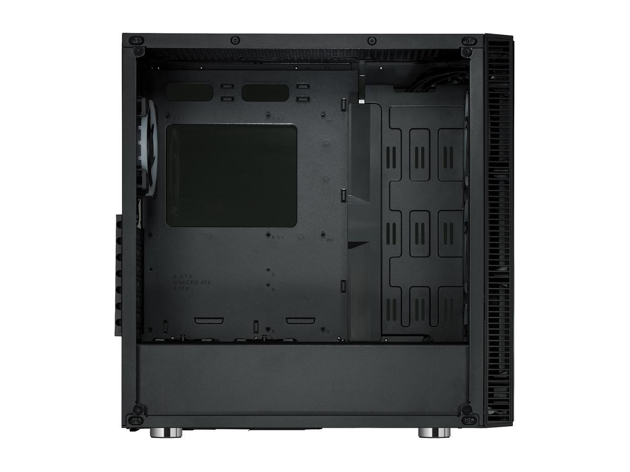 Rosewill ATX Mid Tower Gaming PC Computer Case with Dual Ring RGB LED Fans, 360mm Water Cooling Radiator Support, Tempered Glass and Steel, USB 3.0 - CULLINAN V500 RGB