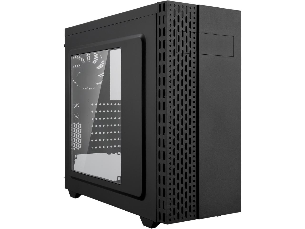 Rosewill ZIRCON T ATX Mid Tower Gaming PC Computer Case with Side Panel Window, Includes 2 x 120mm Fans, 240mm AIO up to 360mm Liquid Cooler Support, 400mm Graphics Card Support