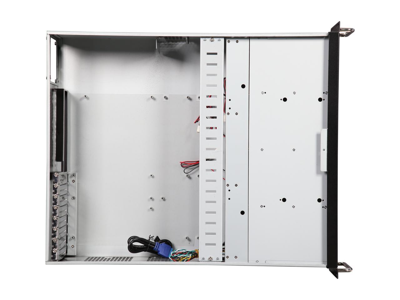 Athena Power RM-3U8G1043 Black SGCC (T=1.2mm) 3U Rackmount Server Case - OEM