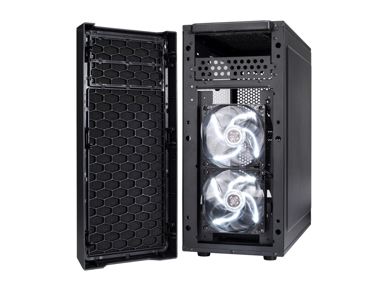 Fractal Design Focus G Black ATX Mid Tower Computer Case, FD-CA-FOCUS-BK-W