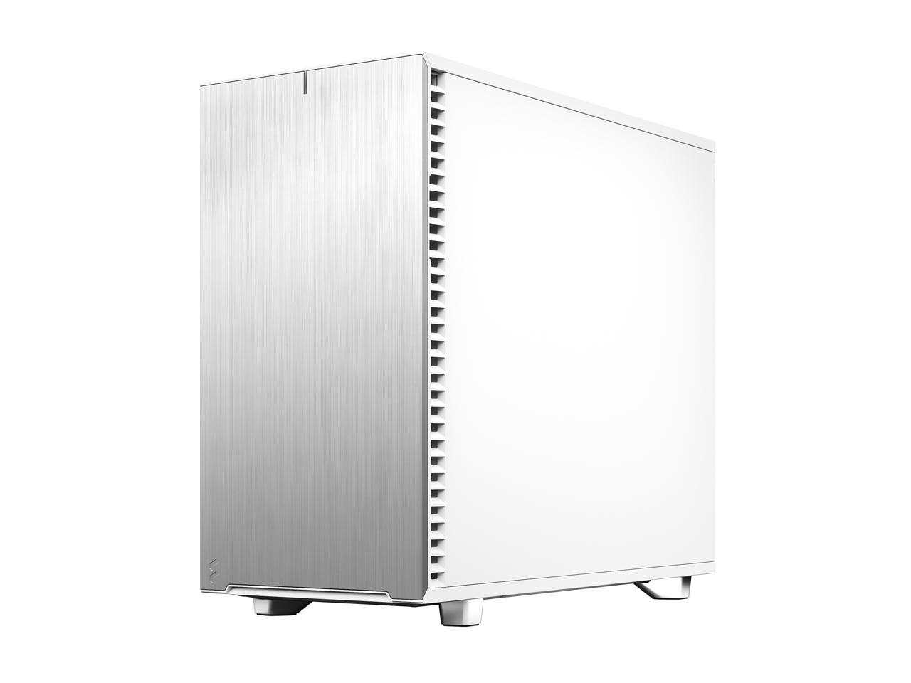 Fractal Design Define 7 White Brushed Aluminum/Steel E-ATX Silent Modular Mid Tower Computer Case