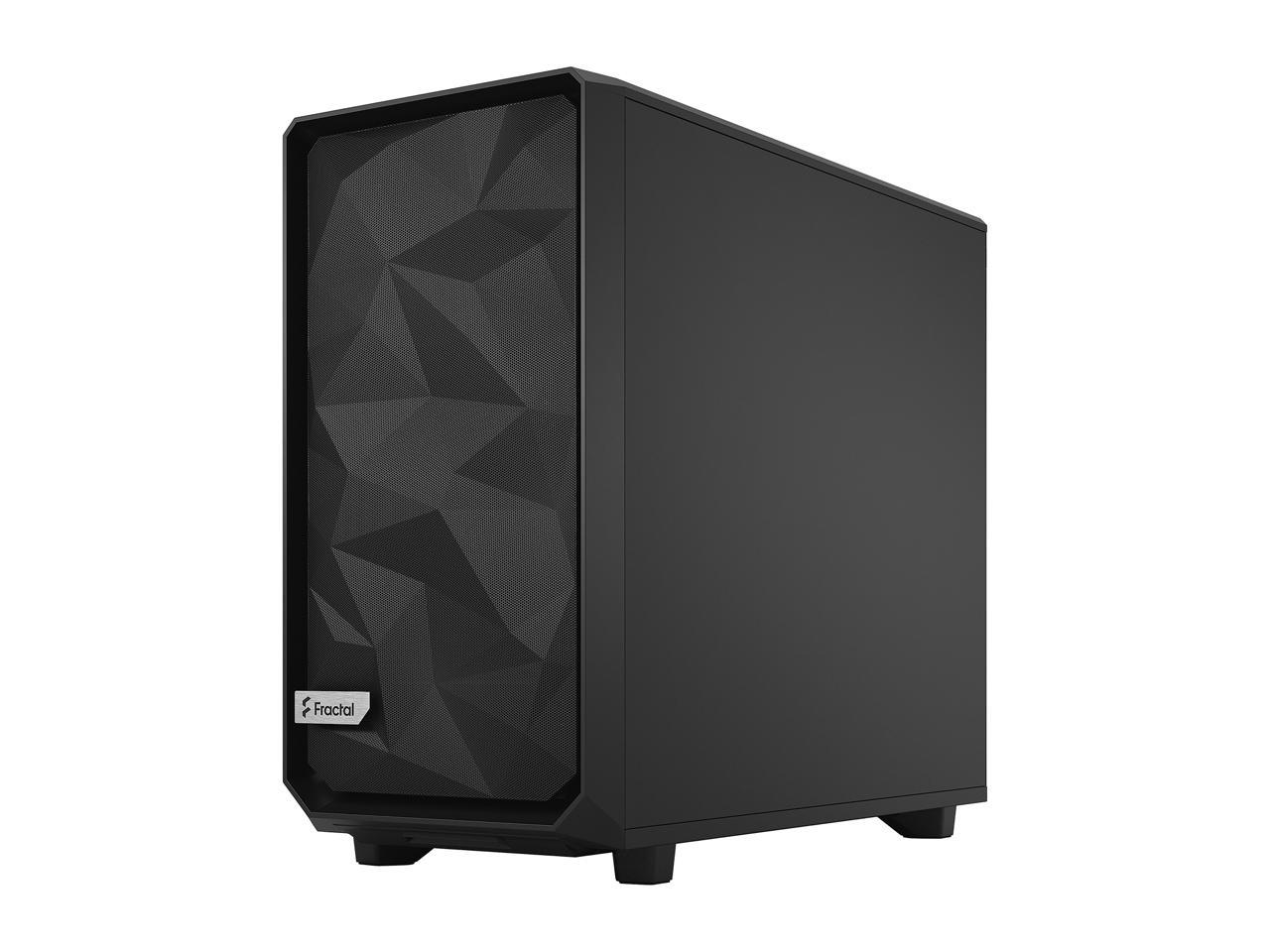 Fractal Design Meshify 2 Lite Black TG Light Tinted Tempered Glass Window ATX Mid Tower Computer Case