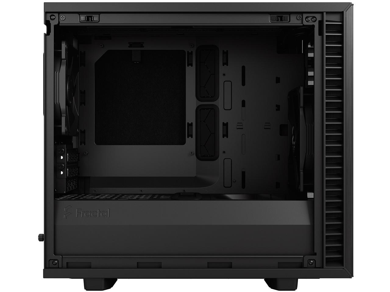 Fractal Design Define 7 Nano Black Brushed Aluminum/Steel Silent Mini ITX Solid Nano Tower Computer Case