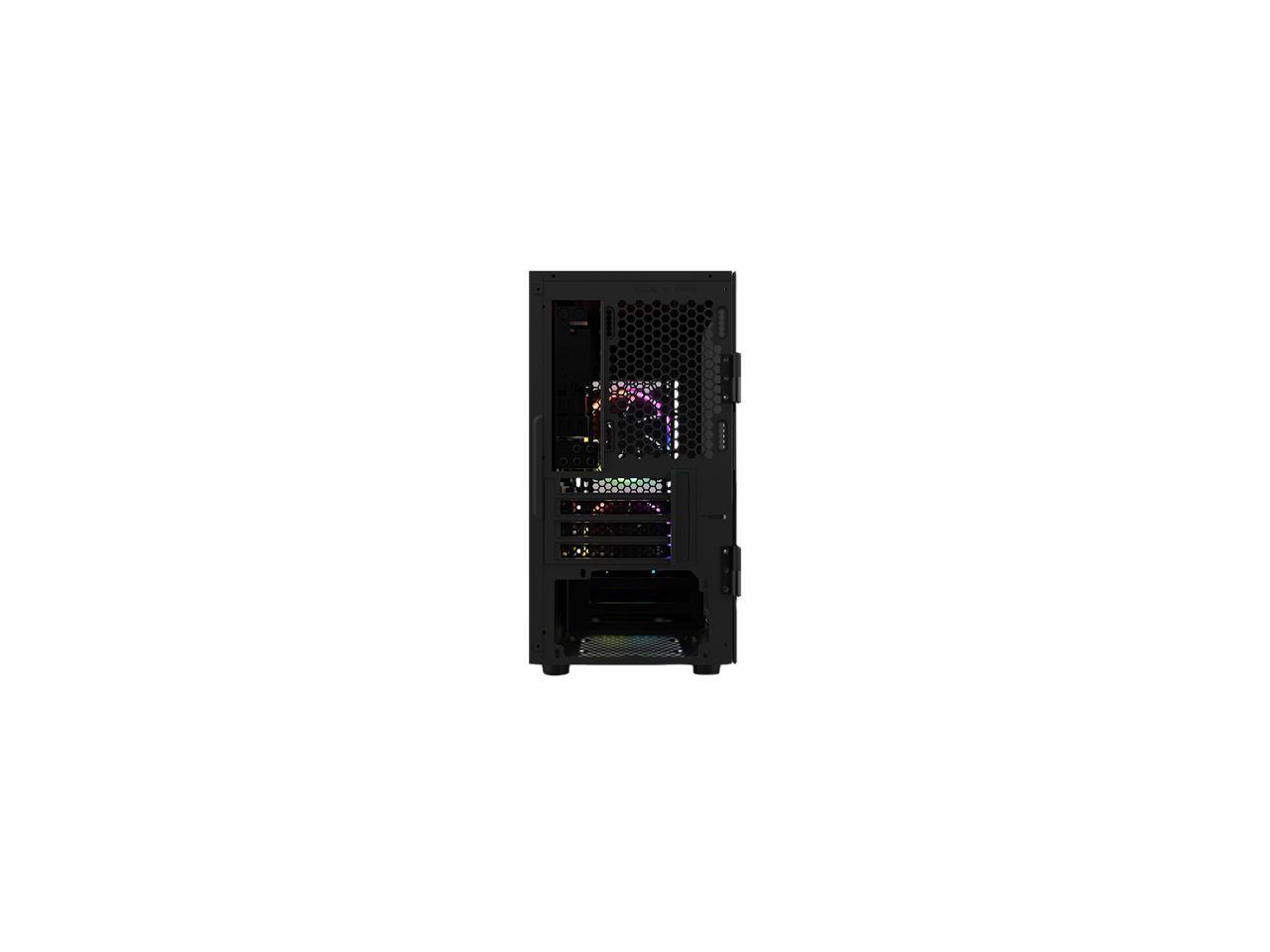 Gamdias TALOS E1 Black Steel / Plastic / Tempered Glass Mini Tower Computer Case