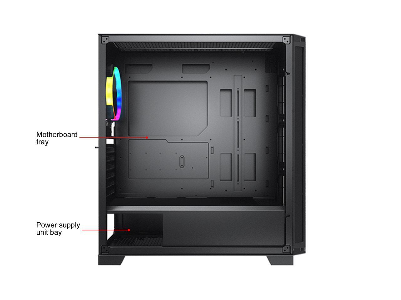 COUGAR Dark Blader X7 Black Distinctive RGB Mid-Tower Case with Superior Airflow