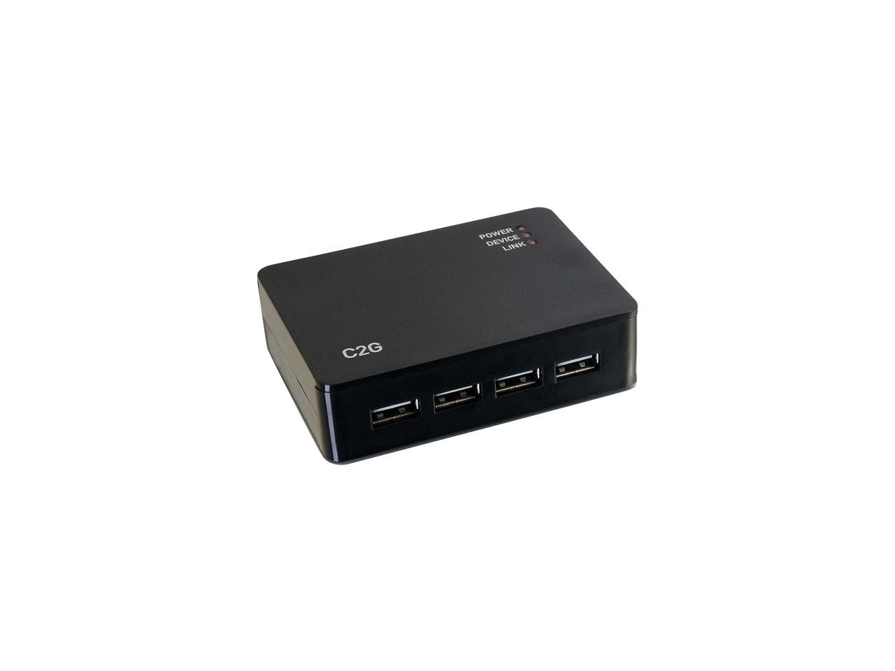 C2G 54285 4-Port USB 2.0 Over Cat5/Cat6 Extender - Up To 150 Feet