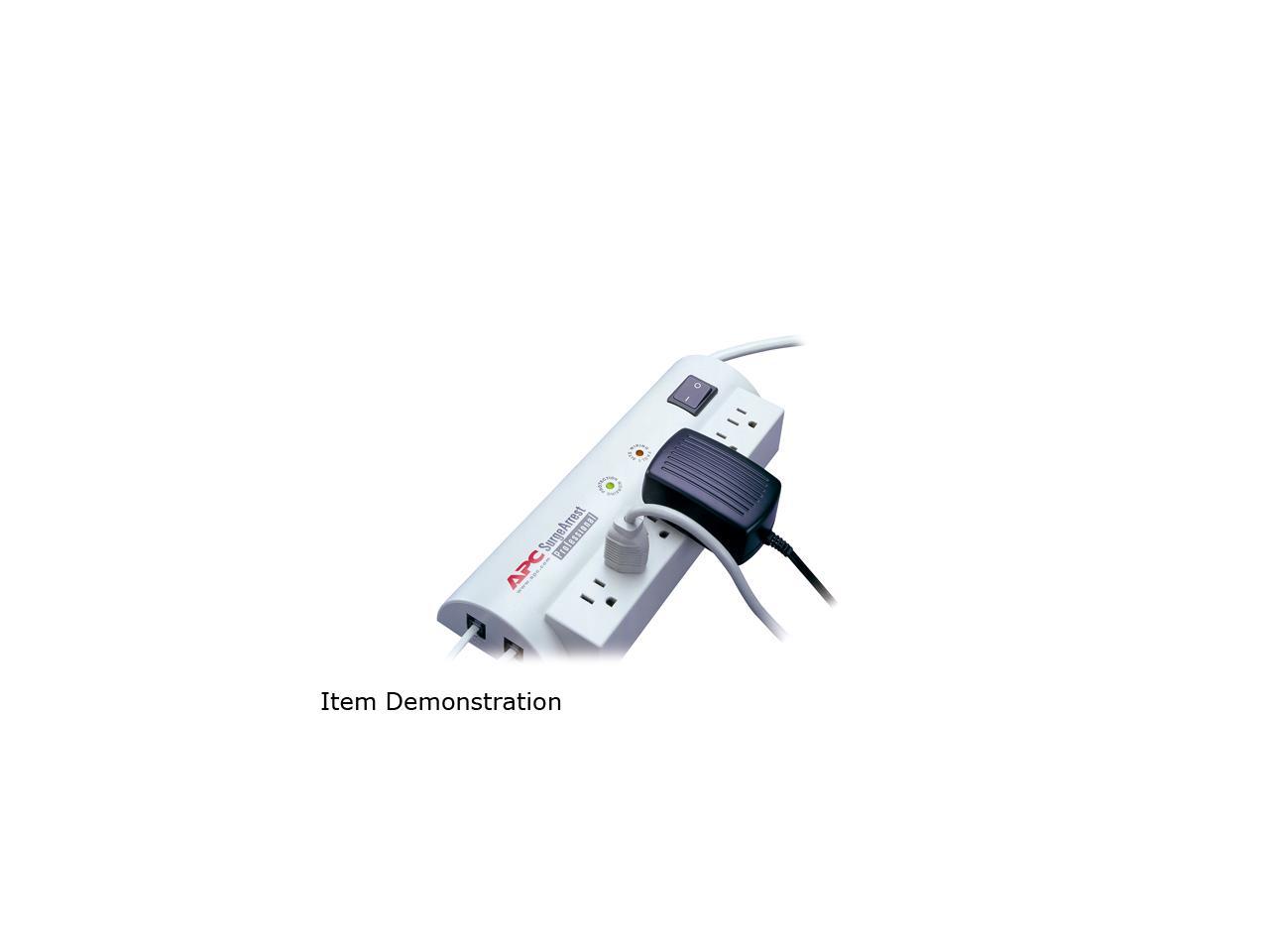 APC PRO7T 6' 7 Outlets 1680 joule Professional SurgeArrest phone line protection