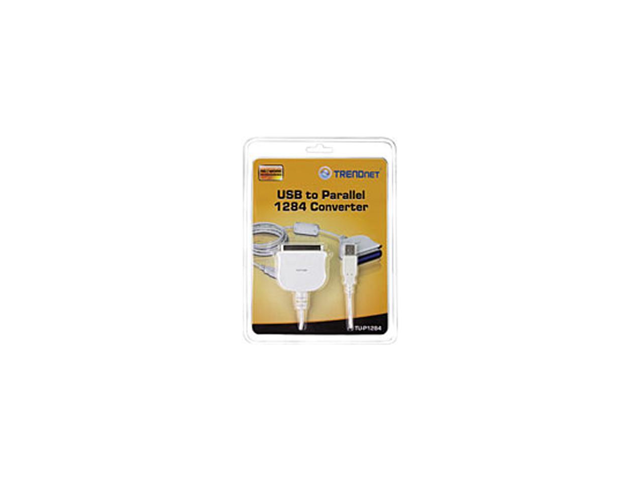 TRENDnet Model TU-P1284 0 ft. USB to Parallel 1284 Converter