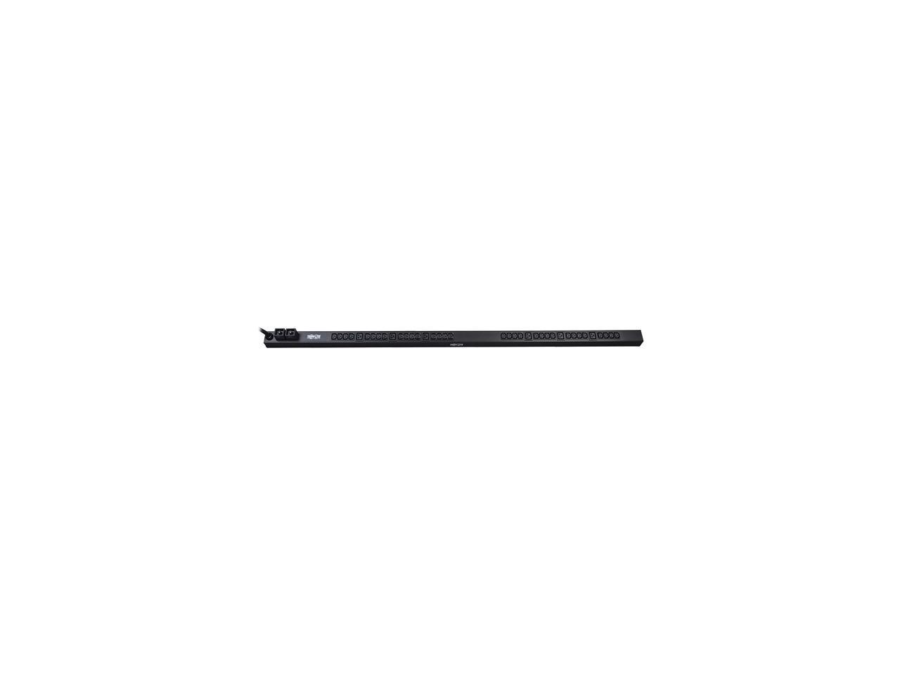 Tripp Lite Basic PDU, 30A, 38 Outlets (6 C19 & 32 C13), 208 / 240 V, L6-30P, 10 ft. Cord, 0U Vertical Rack-Mount Power (PDUV30HV)