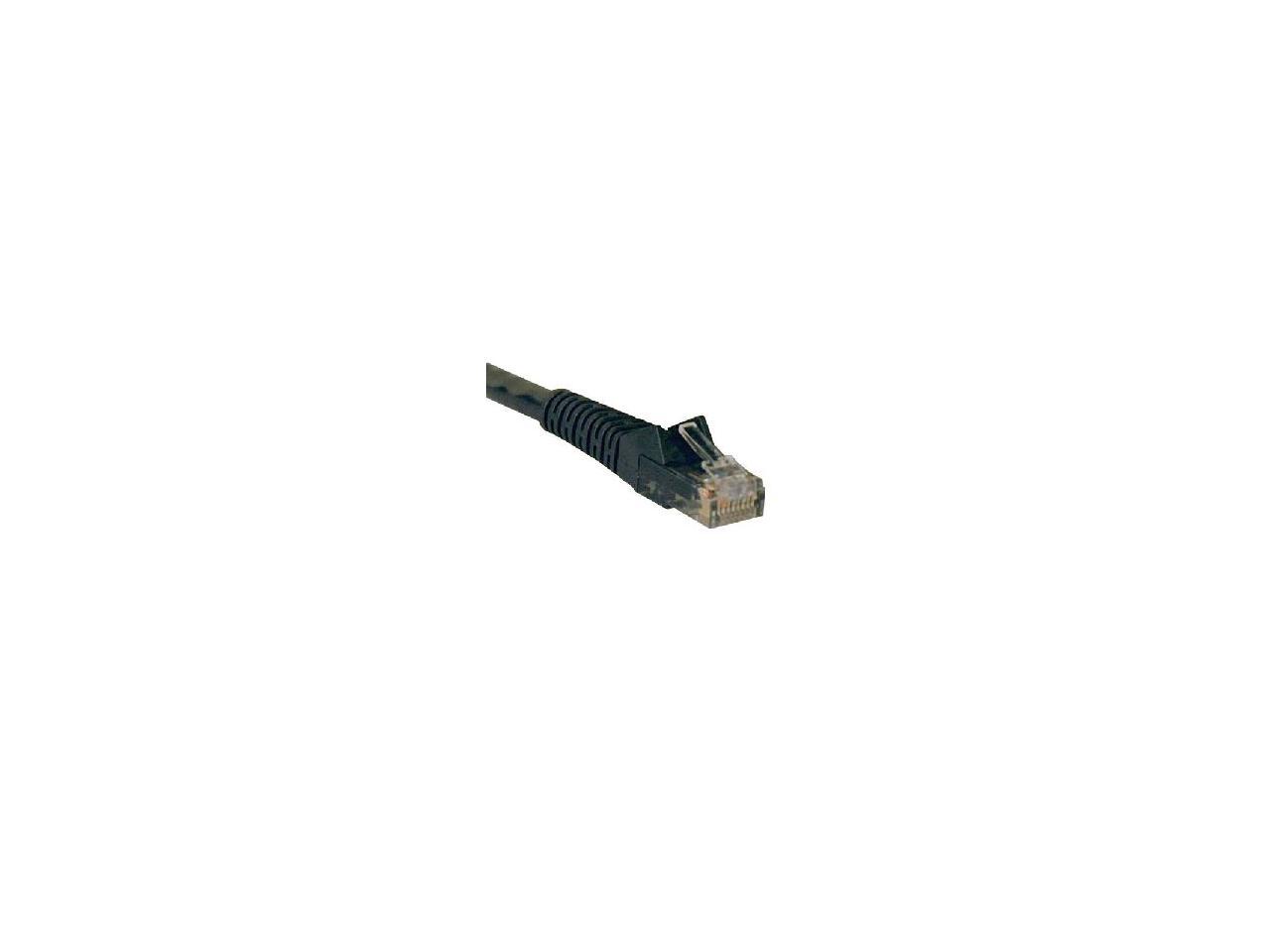 TRIPP LITE N201-003-BK 3 ft. Cat 6 Black Cat6 Gigabit Snagless Patch Cable