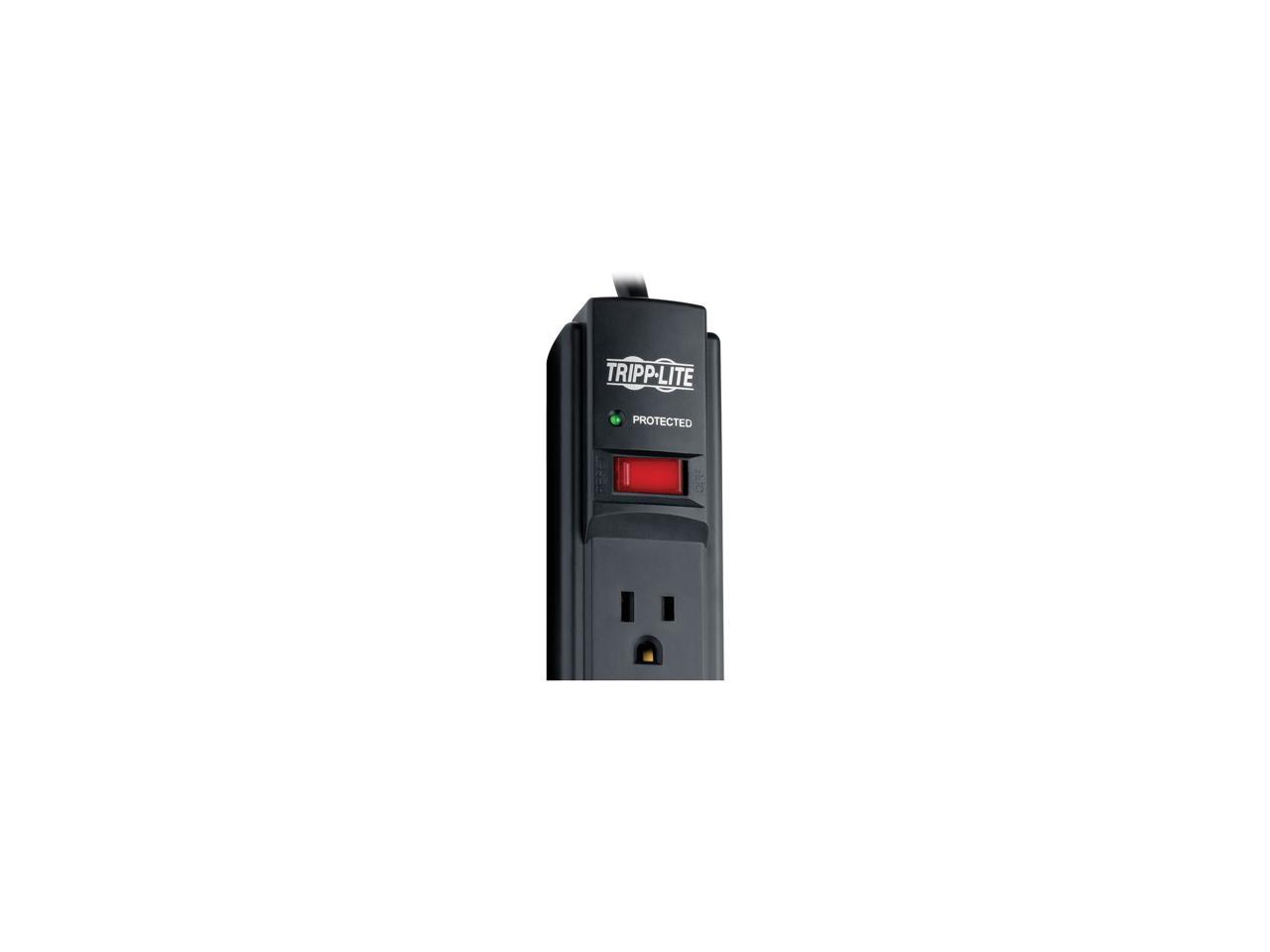 Tripp Lite TLP606B 6 Outlets 790 joules 6' Cord Black Protect It! Surge Suppressor