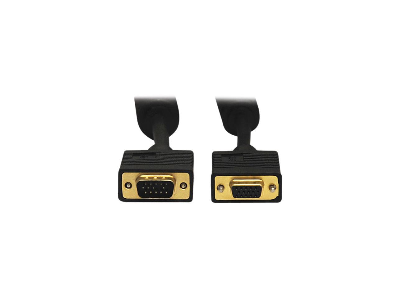 Tripp Lite P512-006 6 ft. VGA Monitor Cable HD-15M to HD-15M Gold Connectors