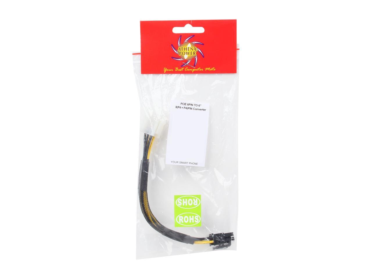 Athena Power Cable-PCI6EPS428 6 in. PCI-E Converter