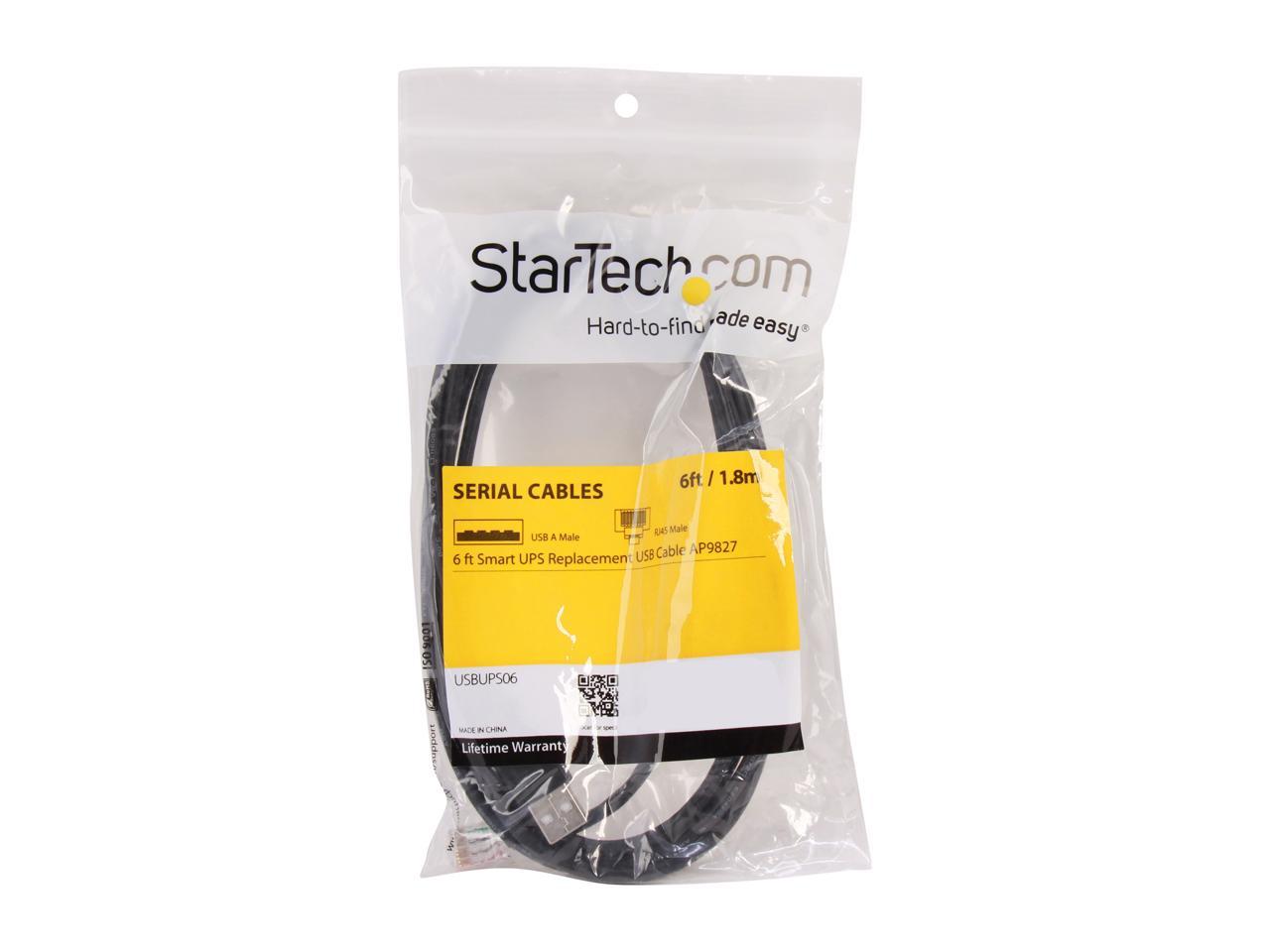 StarTech.com USBUPS06 Black Smart UPS Replacement USB Cable