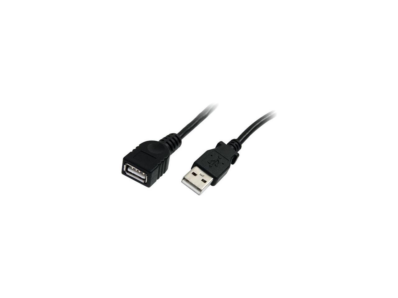 StarTech.com USBEXTAA10BK 10 ft Black USB 2.0 Extension Cable A to A - 10ft USB 2.0 Extension Cable - 10ft USB male female Cable