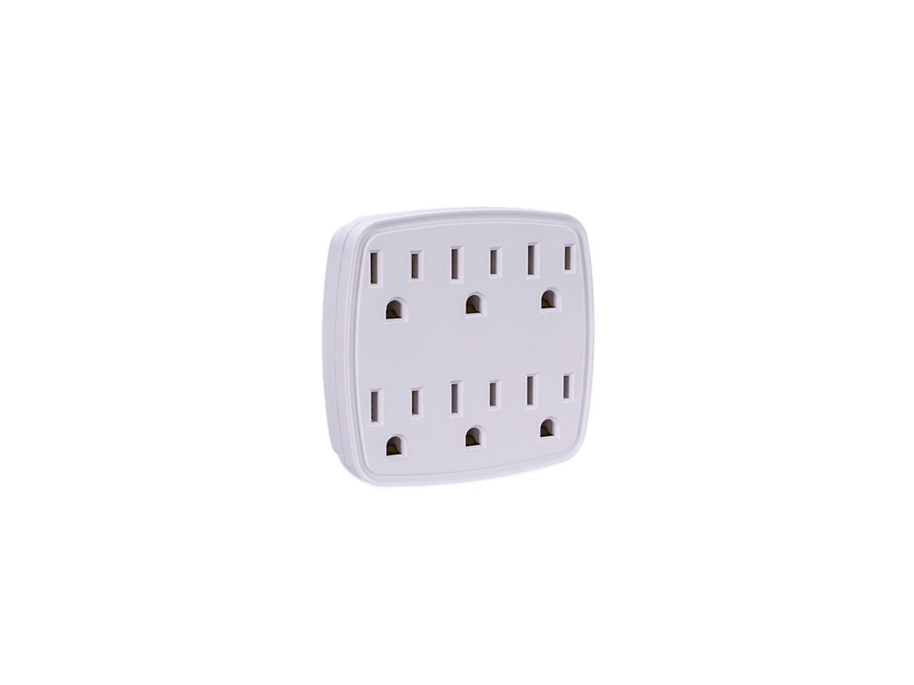 CyberPower GT600 6 Outlets Adapter 125V Input Voltage 1875W Maximum Power Wall Mount Cord Length