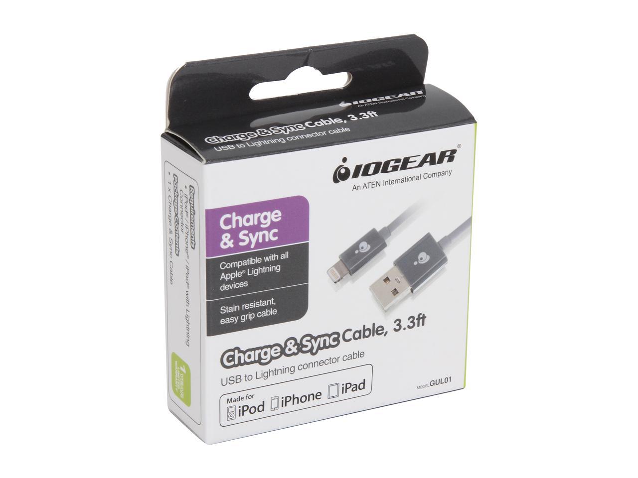 IOGEAR GUL01 USB to Lightning Cable