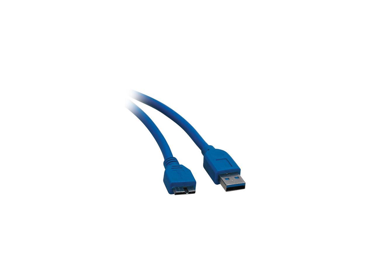 Tripp Lite U326-003 Blue USB 3.0 Super Speed Device cable (A Male to Micro - B Male)