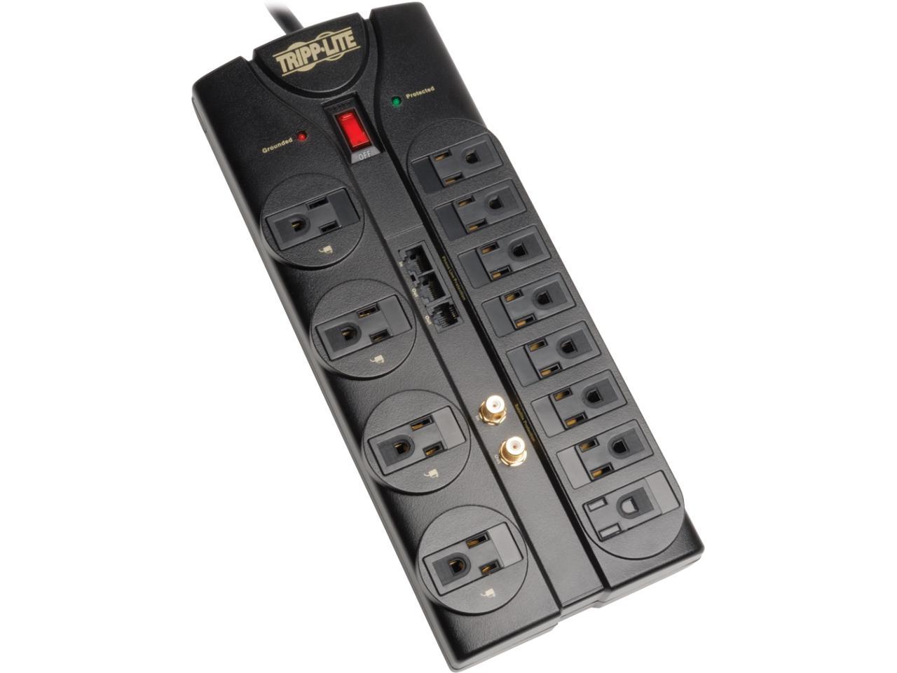 Tripp Lite Protect It! TLP1208SAT 12 Outlets Surge Suppressor