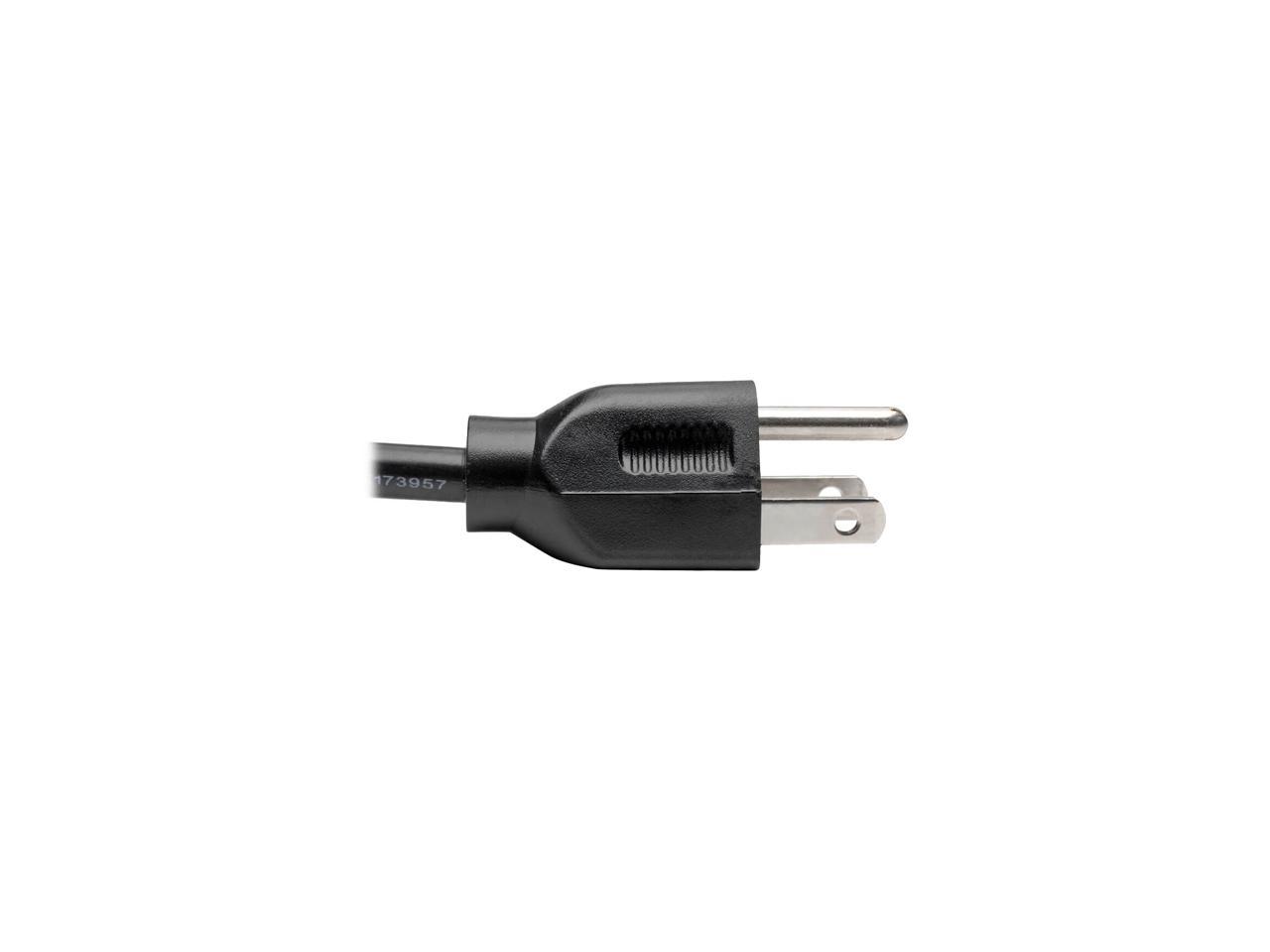 Tripp Lite Model P006-008-13A 8 ft. Black 16AWG, SJT, 13A, 125V NEMA 5-15P to IEC-320-C13 Power Cord Male to Female