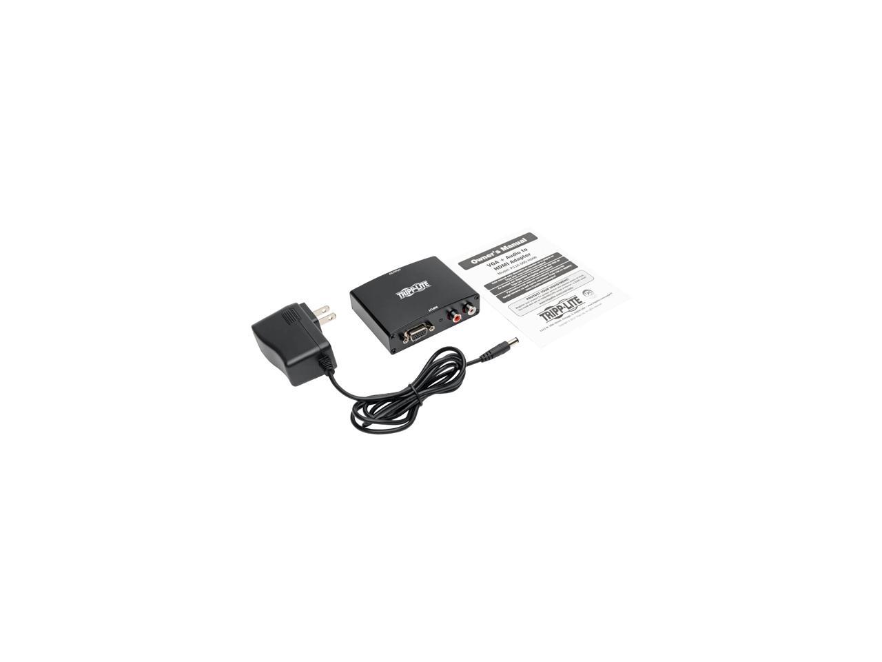 Tripp Lite VGA with Audio to HDMI Converter, Adapter for Stereo Audio and Video (P116-000-HDMI)