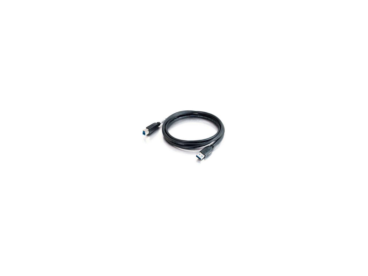 C2G 54173 USB Cable - USB 3.0 A Male to B Male Cable for Printers, Scanners, Brother, Canon, Dell, Epson, HP and more, Black (3.3 Feet, 1 Meter)