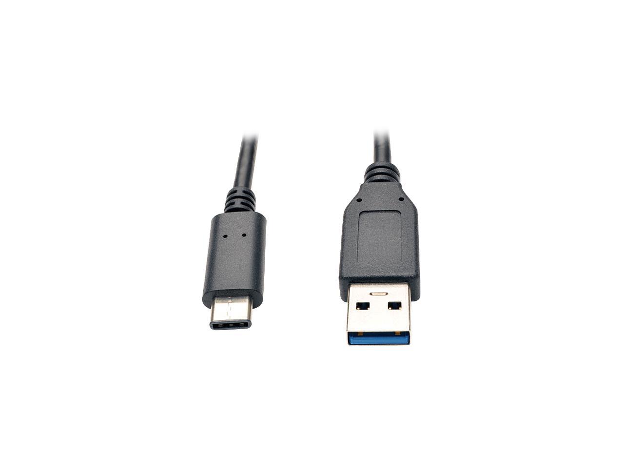 Tripp Lite USB 3.1 Gen 1 (5 Gbps) Cable, USB Type-C (USB-C) to USB Type-A M/M, 3-ft. (U428-003)