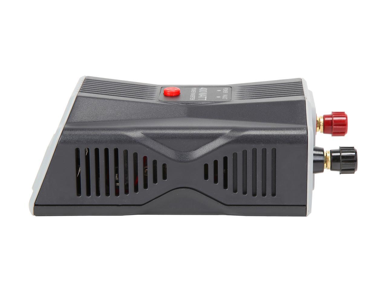 Tripp Lite 400W Car Power Inverter with 2 Outlets & 2 USB Charging Ports, Ultra-Compact (PV400USB)