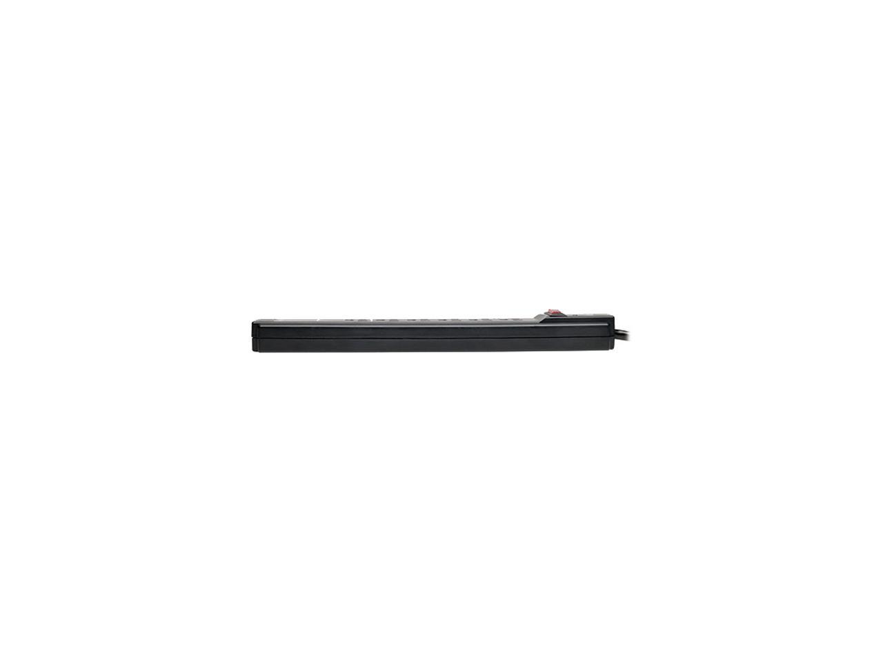 Tripp Lite TLP606USB Protect It! 6- Outlet Surge Protector, 6-ft. Cord, 990 Joules, 2 USB Charging Ports (2.1A), Black Housing