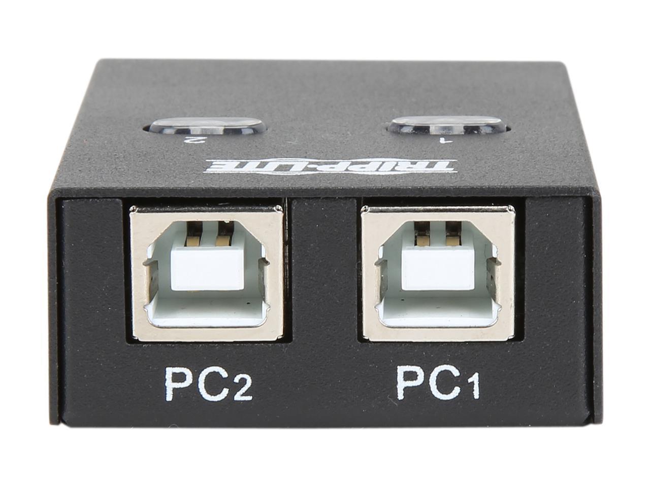 Tripp Lite 2-Port USB Hi-Speed Sharing Switch for Printer/ Scanner /Other