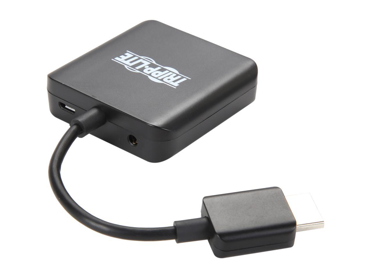 Tripp Lite P130-06N-AUDIO UHD 4K x 2K @ 30 Hz HDMI Audio De-Embedder/Extractor with Built-In HDMI Cable