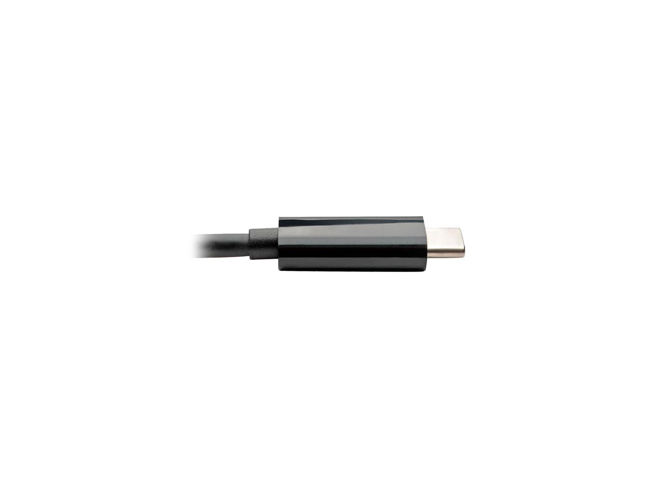 Tripp Lite USB C to DVI Adapter USB Hub & PD Charging USB Type C to DVI 6in (U444-06N-DUB-C)