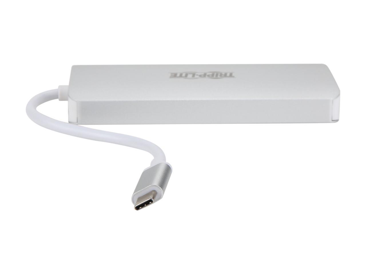 Tripp Lite USB C Docking Station w/USB Hub, 2x HDMI, VGA, PD Charging 1080p (U442-DOCK12-S)