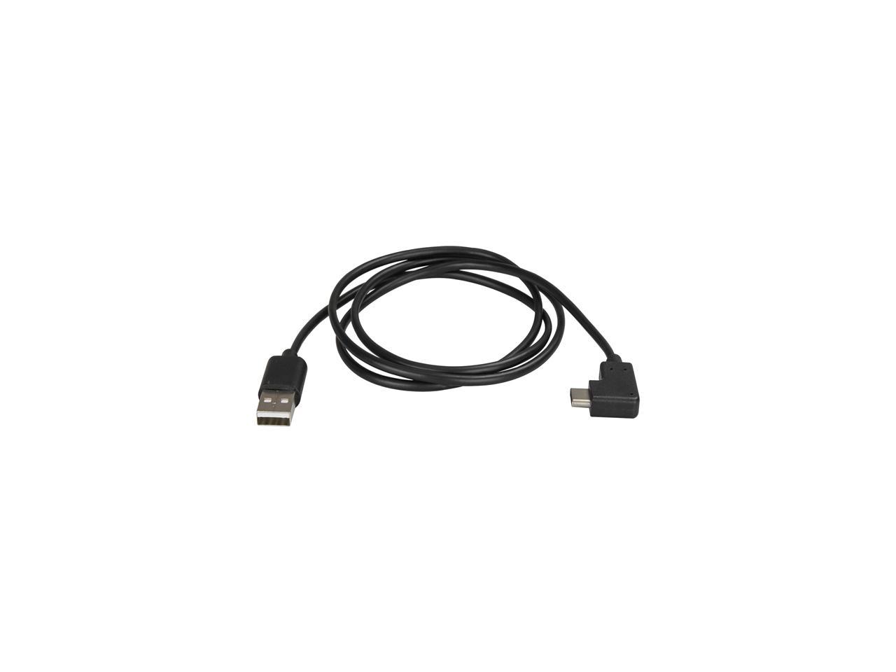 StarTech USB2AC1MR StarTech.com USB to USB C Cable - 1m / 3 ft - Right Angle USB Cable - USB A to USB C Cable - USB 2.0 Cable - USB Type C Cable