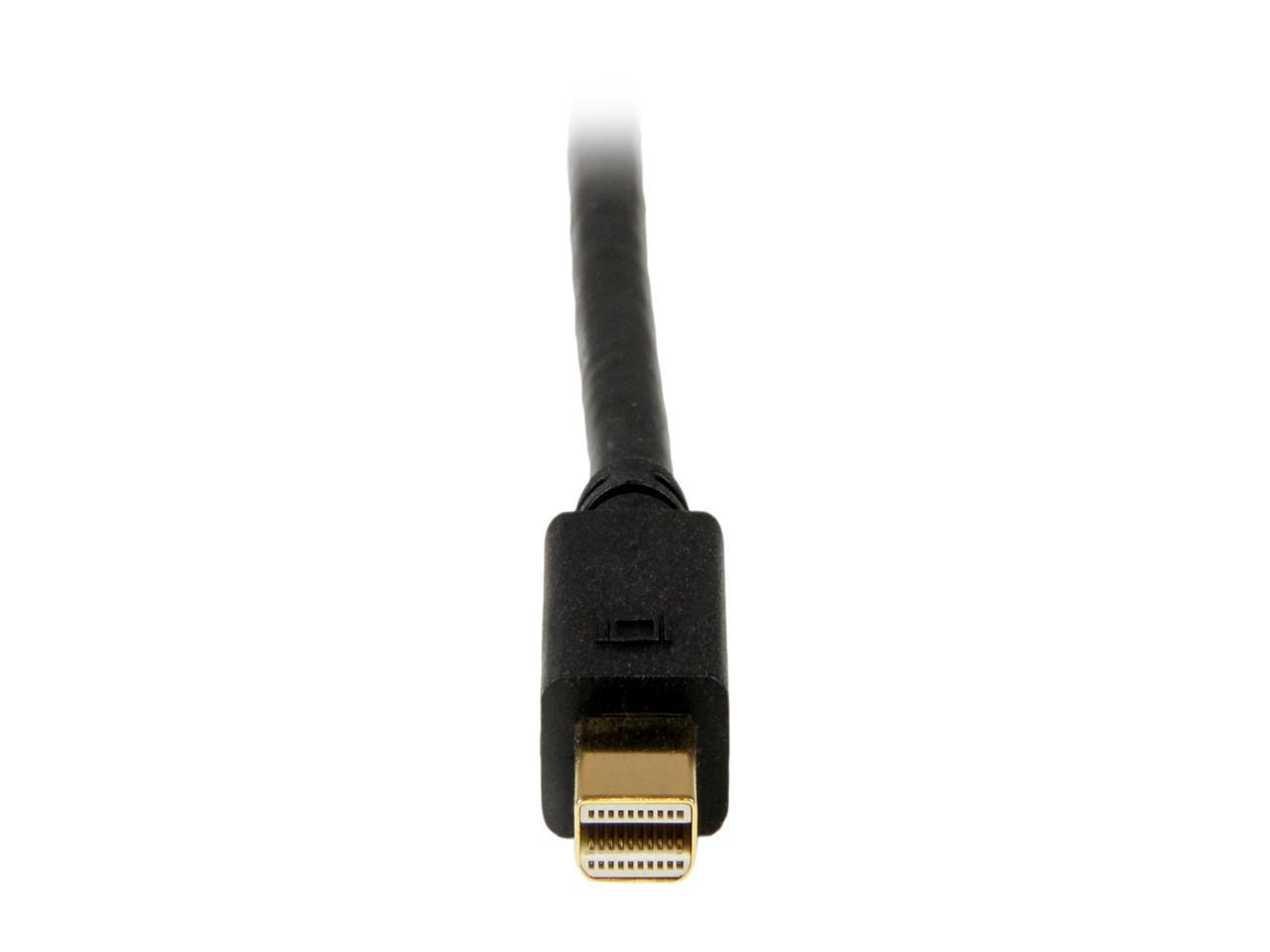 StarTech.com MDP2DVIMM6B 6 ft Mini DisplayPort to DVI Adapter Cable - Mini DP to DVI Video Converter - MDP to DVI Cable for Mac / PC 1920x1200 - 1 pack