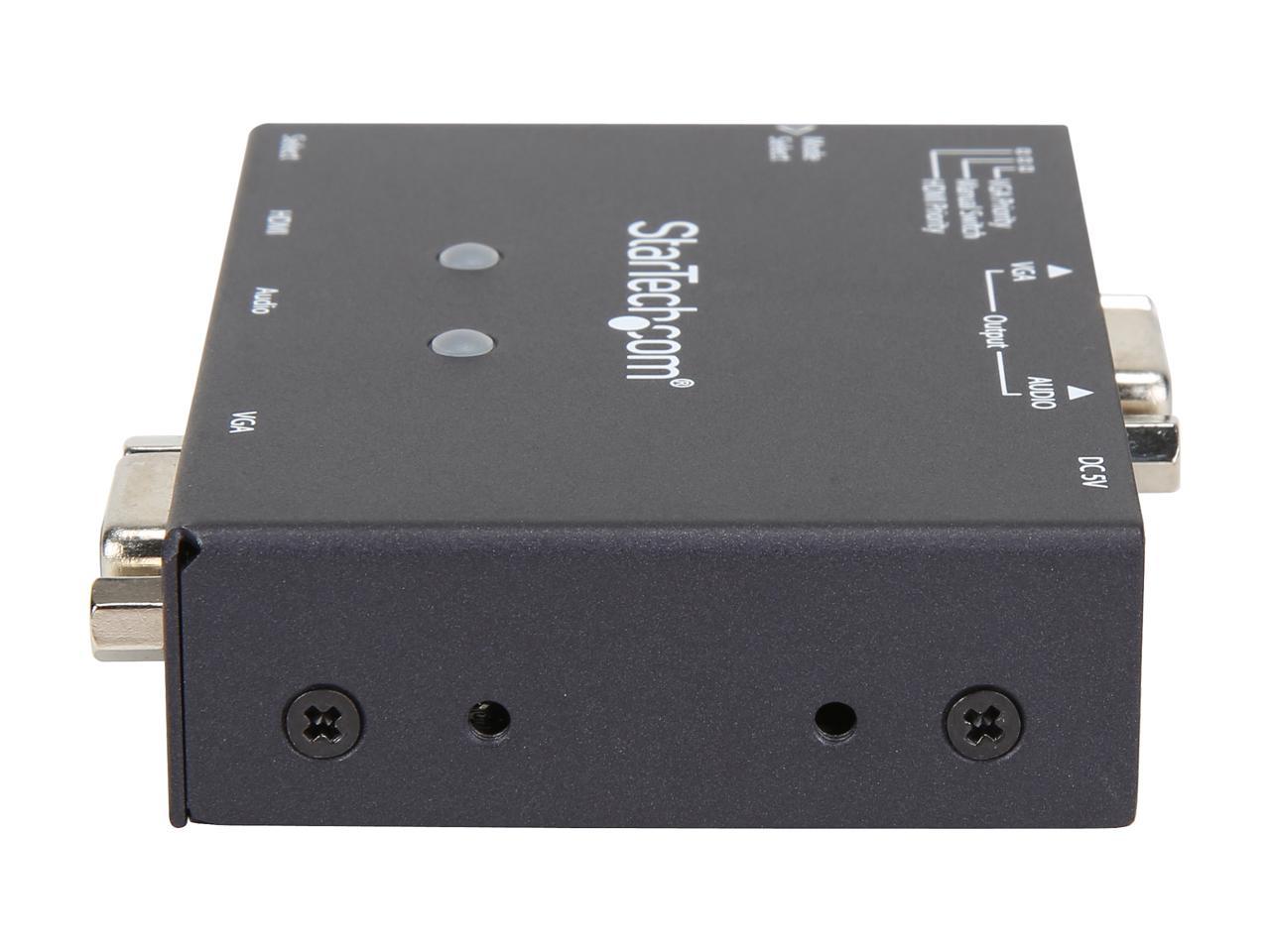 StarTech.com 2x1 VGA + HDMI to VGA Converter Switch w/ Priority Switching