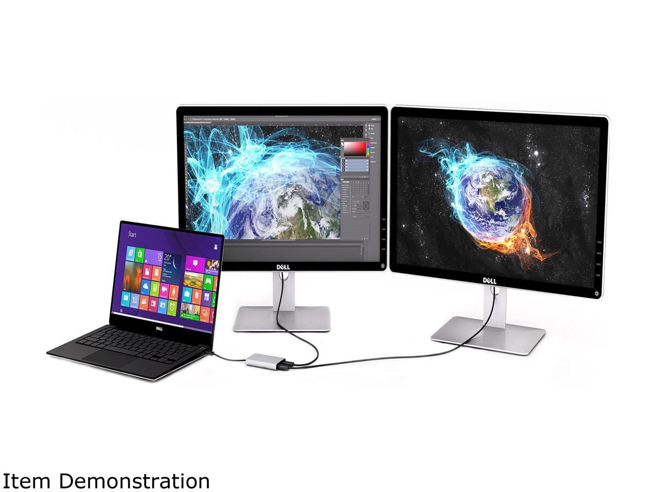 StarTech.com TB32DP2 Thunderbolt 3 to Dual DisplayPort Adapter - 4K 60Hz - Windows Only Compatible - Monitor Adapter - DP Adapter - 1 pack