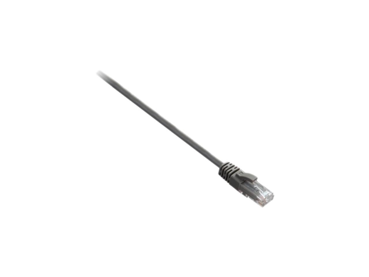 V7 V7N2C6-03F-BLKS 3 ft. Cat 6 Black Molded Snagless Network Patch Cable