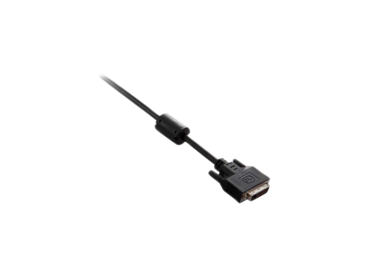 V7 V7N2DVI-06F-BLK Black Connector on First End: 1 x DVI (Dual-Link) Male Video Connector on Second End: 1 x DVI (Dual-Link) Male Video Male to Male DVI-D Dual Link Display Cable (m/m) Black