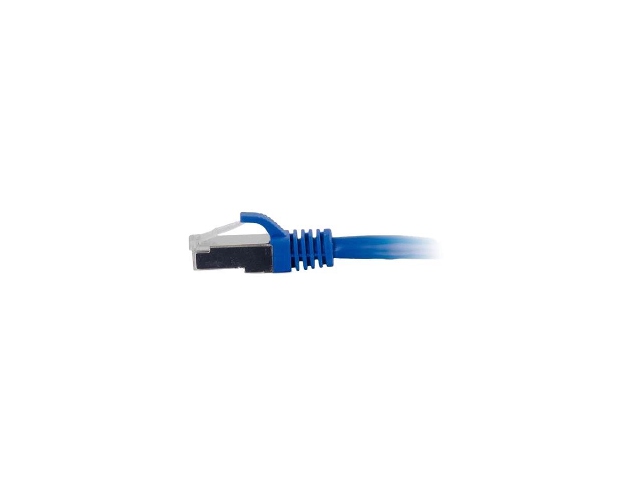 C2G 00795 Cat6 Cable - Snagless Shielded Ethernet Network Patch Cable, Blue (5 Feet, 1.52 Meters)