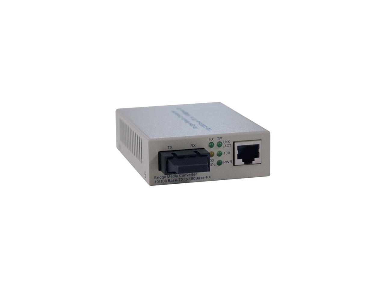 Tripp Lite Fiber Optic - 10/100BaseT to 100BaseFX-SC Multimode Media Converter, 2km, 1310nm (N784-001-SC)