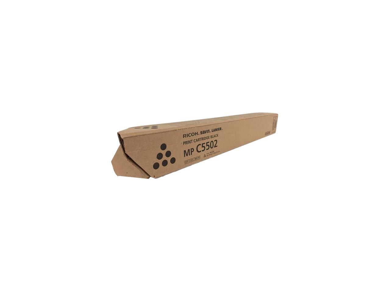 Black Toner Cartridge for Ricoh 841751 Aficio MP C4502, Aficio MP C4502A, Aficio MP C5502, Aficio MP C5502A, Genuine Ricoh Brand