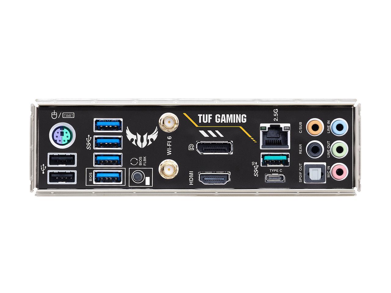 ASUS TUF GAMING B550M-PLUS WIFI II AM4 AMD B550 SATA 6Gb/s Micro ATX AMD Motherboard