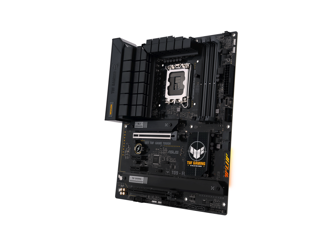 ASUS TUF GAMING B760-PLUS WIFI D4 Intel B760 (13th and 12th Gen) LGA 1700 ATX motherboard with PCIe 5.0, three PCIe 4.0 M.2 slots, DDR4, Realtek 2.5Gb Ethernet, DisplayPort, HDMI, SATA 6 Gbps, USB 3.2 Gen 2x2 Type-C