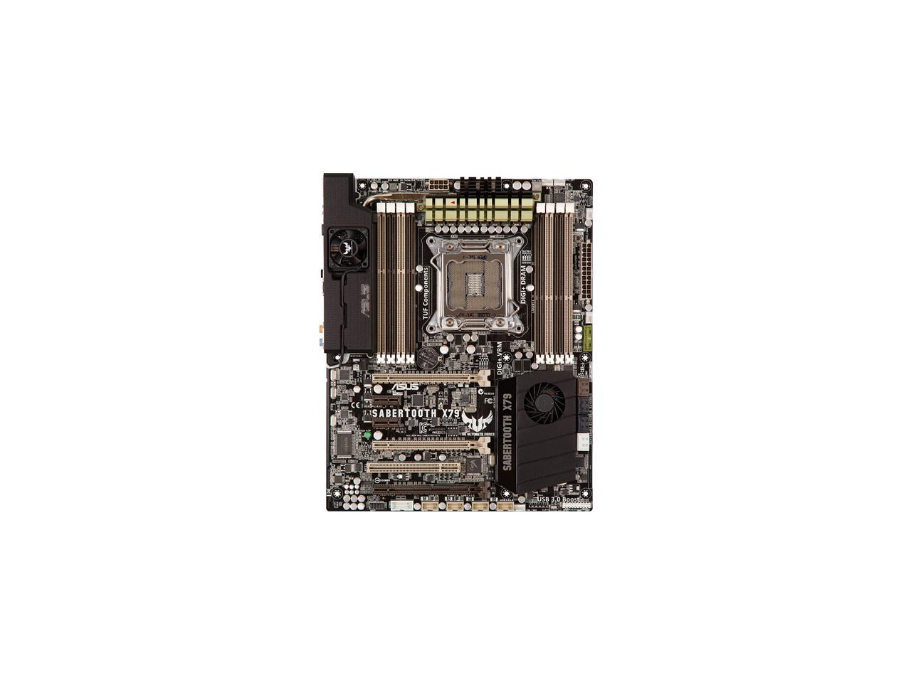 ASUS Sabertooth X79 LGA 2011 Intel X79 SATA 6Gb/s USB 3.0 ATX Intel Motherboard